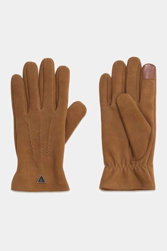 Gants En Cuir Véritable - Guess - Modalova