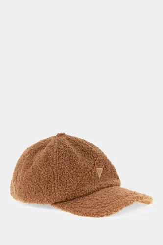 Casquette De Baseball En Tissu Teddy - Guess - Modalova