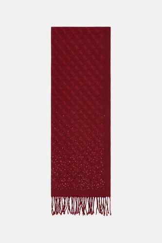 Écharpe En Jacquard À Motif Bijoux - Guess - Modalova