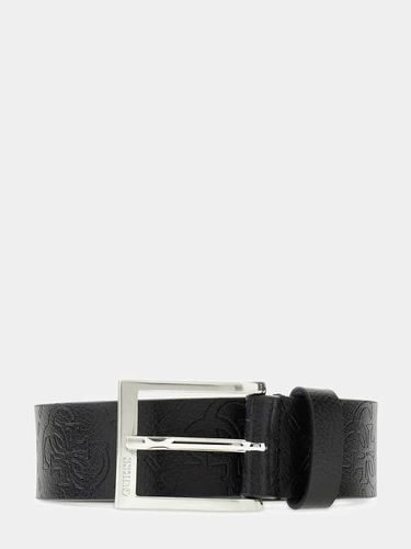 Ceinture En Cuir Véritable Boston - Guess - Modalova