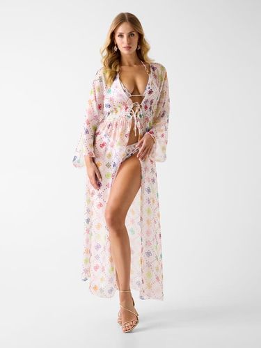 Kimono En Mélange De Soie - Guess - Modalova
