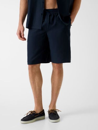 Shorts En Mélange De Lin - Guess - Modalova
