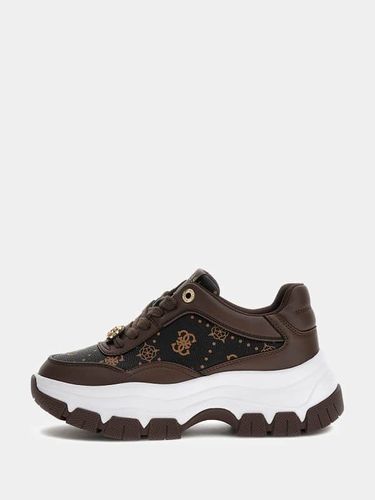 Baskets De Running Berrett Logo 4G Pivoine - Guess - Modalova