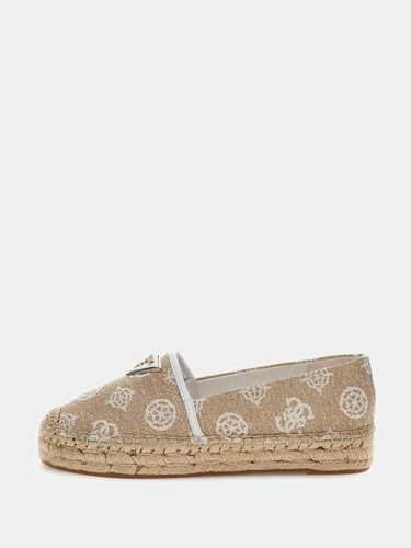 Espadrilles Jolandon Cuir Mélangé - Guess - Modalova