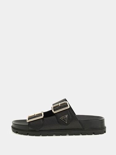 Sandales Fasten Cuir Véritable - Guess - Modalova
