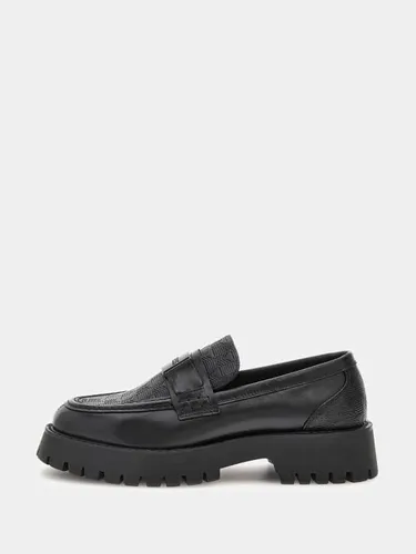 Mocassins Gorizia Cuir Mélangé - Guess - Modalova