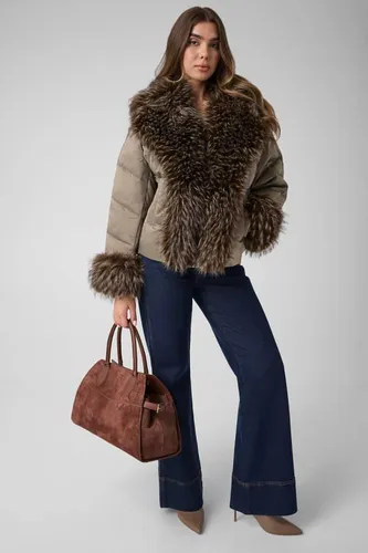 Veste Matelassée Marciano En Fausse Fourrure - Guess - Modalova