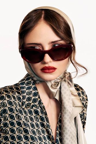 Lunettes De Soleil Ovales - Guess - Modalova