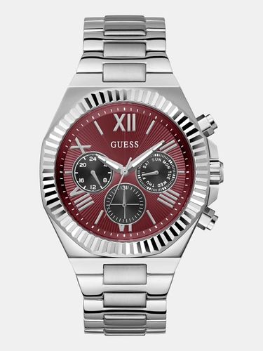 Montre Multifonction En Acier Inoxydable 44 Mm - Guess - Modalova