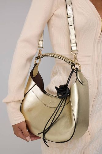 Sac Hobo En Cuir Véritable Nina - Guess - Modalova