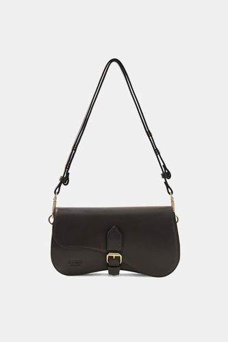 Sac À Bandoulière En Cuir Véritable Charlotte - Guess - Modalova