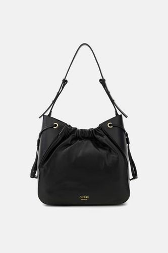 Sac Seau En Cuir Véritable Helene - Guess - Modalova
