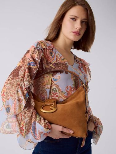 Grand Sac À Épaule En Cuir Véritable Camden - Guess - Modalova