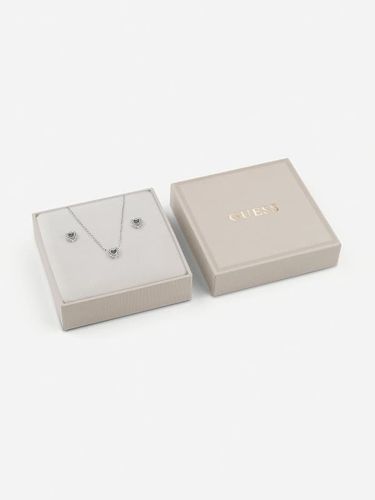 Set De Boucles D'oreilles Et Collier Iconique - Guess - Modalova