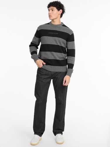 Pull Logo Brodé Rayé - Guess - Modalova