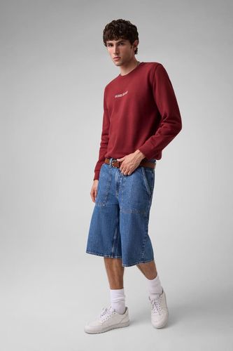 Sweat-Shirt Slim Brodé - Guess - Modalova