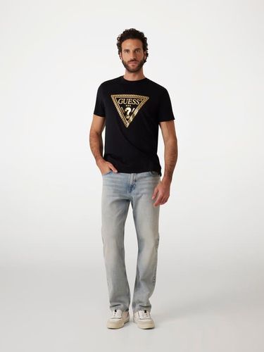 T-Shirt Logo Triangulaire Chaîne - Guess - Modalova