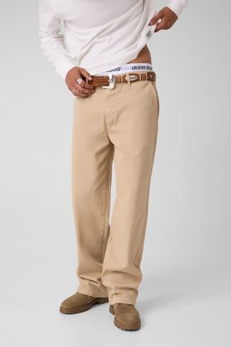 Pantalon Chino Jambe Large - Guess - Modalova