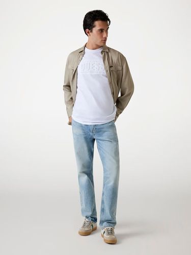 T-Shirt Logo Gaufré - Guess - Modalova