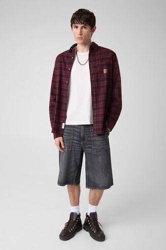 Chemise Regular En Flanelle - Guess - Modalova