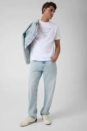T-Shirt À Broderie Triangle - Guess - Modalova
