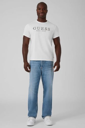 T-Shirt À Logo Texturé - Guess - Modalova