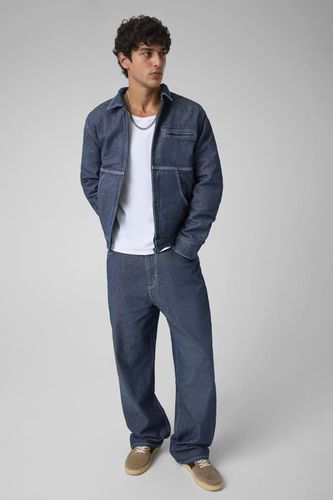 Veste En Denim Zippée - Guess - Modalova