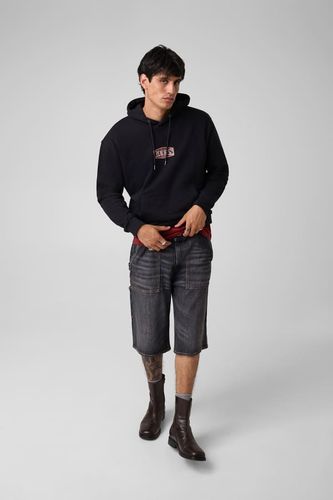 Sweat À Capuche À Logo Et Coupe Classique - Guess Jeans - Modalova