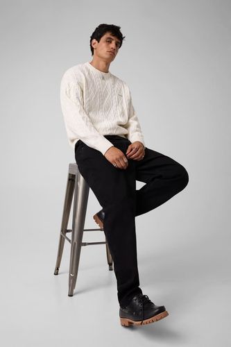 Pull En Maille Torsadée - Guess - Modalova