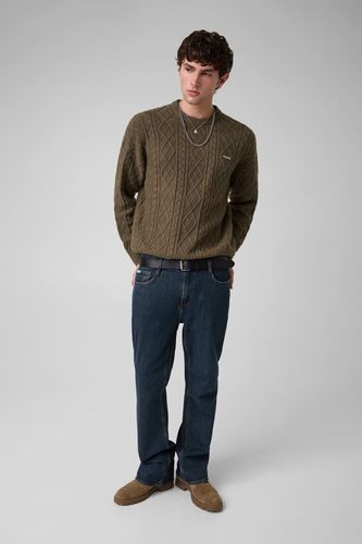 Pull En Maille Tressée - Guess - Modalova