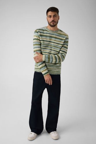 Pull En Mélange De Laine À Rayures - Guess - Modalova