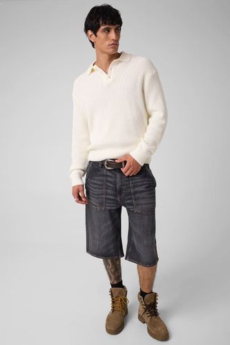 Polo En Maille Gaufrée - Guess - Modalova