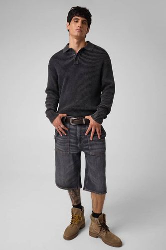Polo En Maille Gaufrée - Guess - Modalova