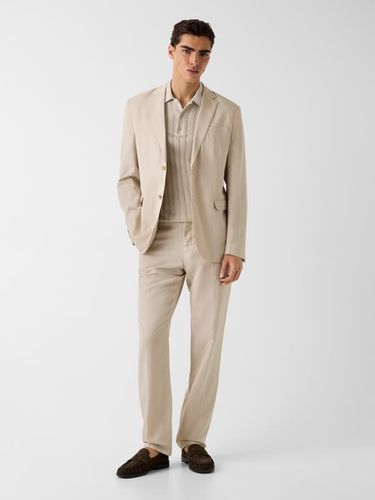 Pantalons Slim En Mélange De Lin - Guess - Modalova