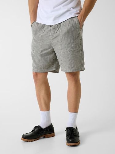 Short Rayé En Mélange De Lin - Guess - Modalova
