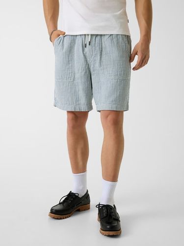 Short Rayé En Mélange De Lin - Guess - Modalova