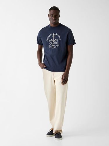 T-Shirt Graphique Marine - Guess - Modalova