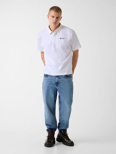 Polo Avec Logo Brodé - Guess - Modalova
