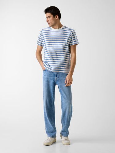 T-Shirt En Maille Rayé - Guess - Modalova