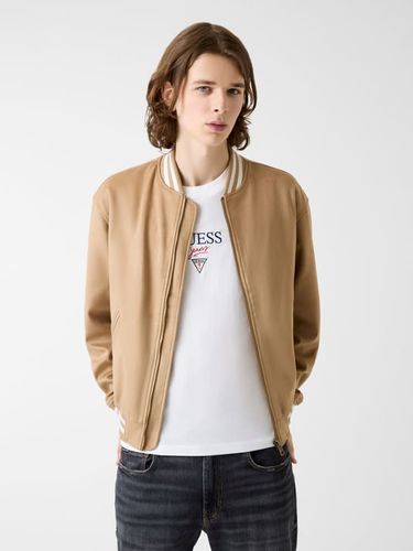Blouson Bomber En Faux Suède - Guess - Modalova