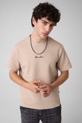 T-Shirt Avec Logo Brodé - Guess - Modalova