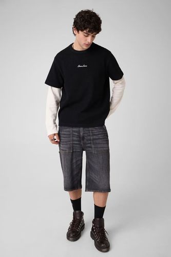 T-Shirt Avec Logo Brodé - Guess - Modalova
