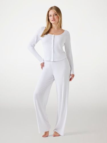 Pantalon Survêtement Coupe Relax Lia - Guess - Modalova