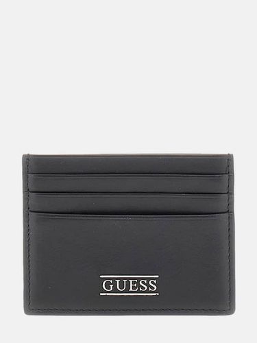 Porte-Cartes New Boston Cuir Véritable - Guess - Modalova
