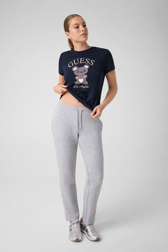 T-Shirt À Strass - Guess - Modalova