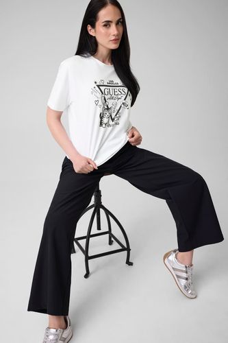 T-Shirt Avec Logo Triangle - Guess - Modalova