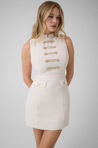 Robe Courte Napoleon En Tweed - Guess - Modalova