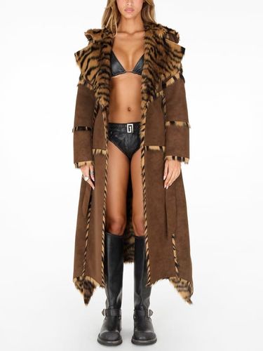 Manteau Long En Daim Synthétique - Guess - Modalova