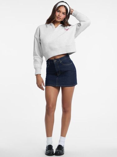 Sweat-Shirt Crop Col Polo - Guess - Modalova