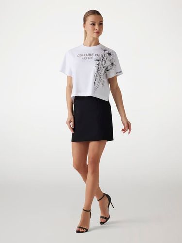 T-Shirt Imprimé Frontal - Guess - Modalova
